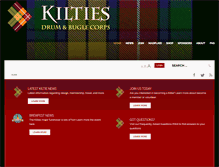 Tablet Screenshot of kilties.com